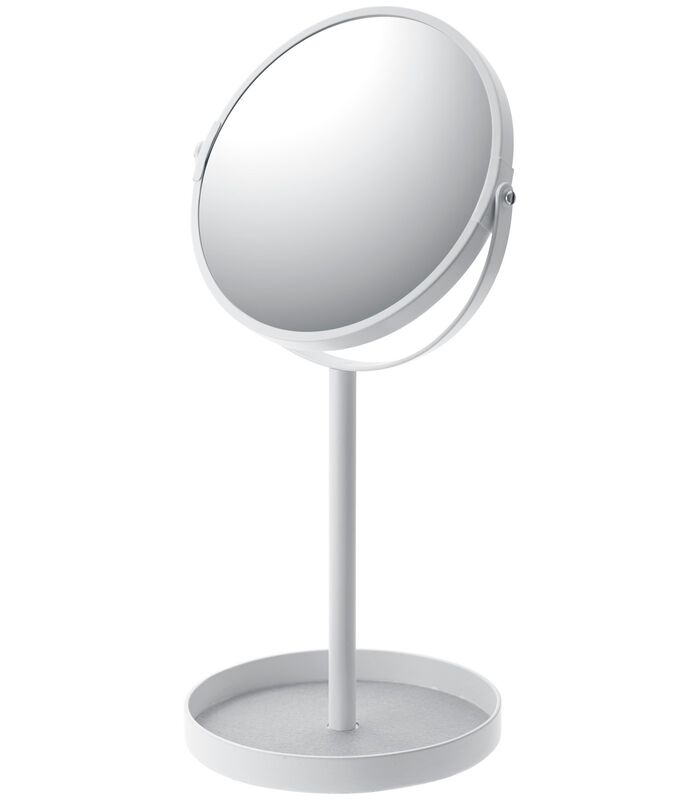 Miroir de maquillage avec plateau pour accessoires - Tower - Blanc image number 0