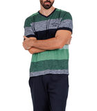 Pyjamashort t-shirt Scratch Antonio Miro groen image number 0