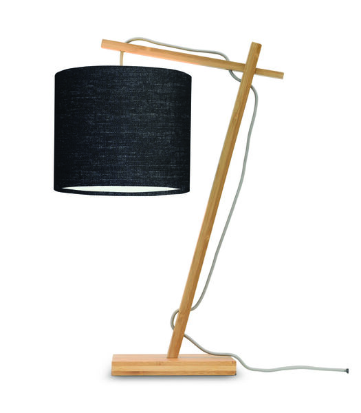 Lampe de table Andes - Bambou/Noir - 30x18x46cm