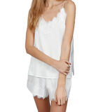 Pyjama Soft Crepe blanc image number 3