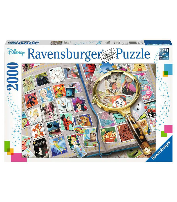 Puzzle 2000 p - Mes timbres préférés / Disney image number 2