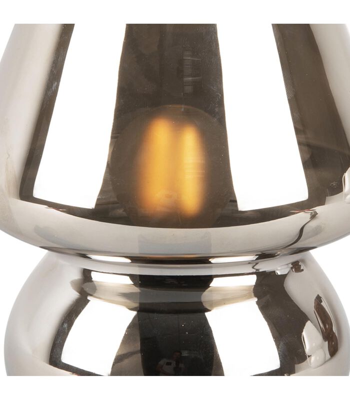 Tafellamp Glass Vintage - Grijs - Ø16cm image number 3