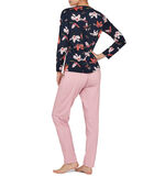 Lange pyjamaset met bloemenprint van modal Bloom image number 1