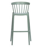 Lot de 2 chaises d'interieur et d'exterieur - Plastique - Vert - 103x54x51 - Bliss image number 1
