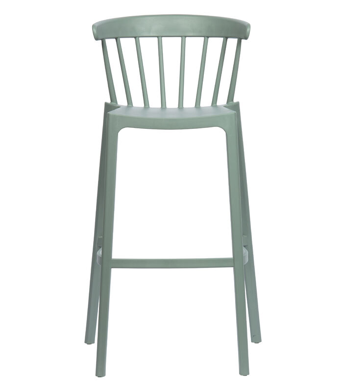 Lot de 2 chaises d'interieur et d'exterieur - Plastique - Vert - 103x54x51 - Bliss image number 1