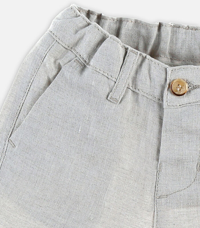 Pantalon en coton et lin, image number 4