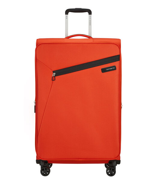 Litebeam Reiskoffer spinner (4 wielen) handbagage 55 x 20 x 40 cm TANGERINE ORANGE
