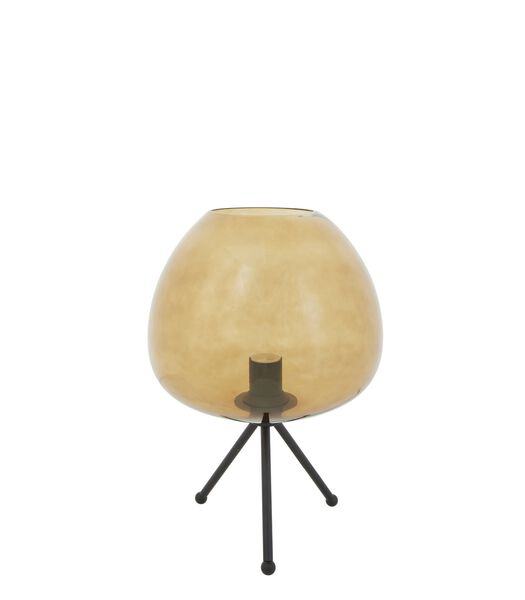 Tafellamp Mayson - Bruin/Zwart - Ø30cm