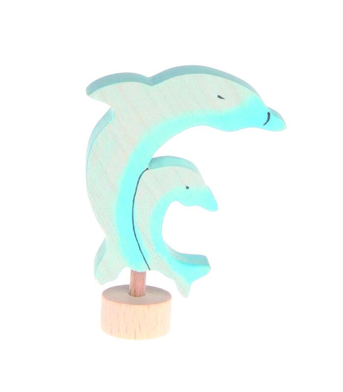 Decorative Figure Two Dolphins image number 0