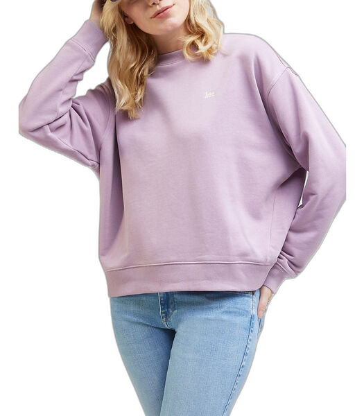 Sweatshirt col rond femme