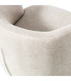 Serra Draaifauteuil - Polyester - Off White  - 75x70x69 image number 3