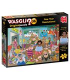 puzzel Wasgij Original 36 - Goede Voornemens! 1000 stukjes image number 2