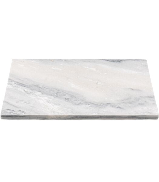 Planche à découper / Planche de service / Planche apéritive en marbre - Gris - 40 x 30 cm