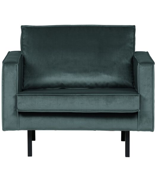Fauteuil - Velours - Teal - 85x105x86  - Rodeo