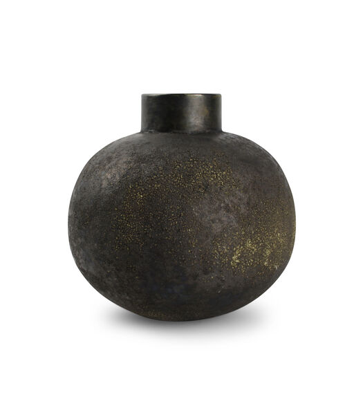 Vase 22xH22cm anthracite Bullet