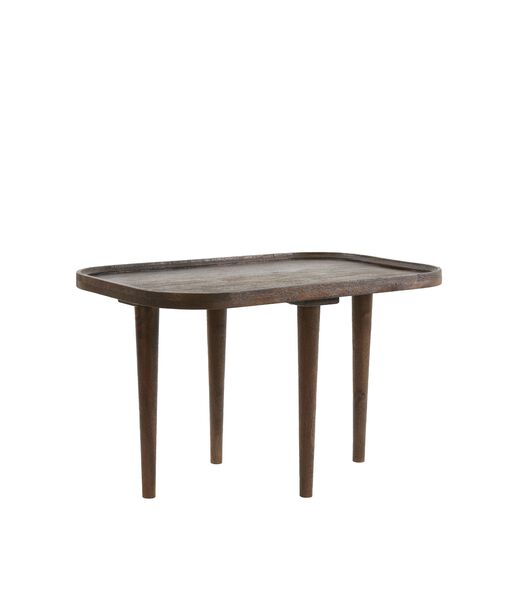 Table d'appoint Mazabe - Brun - 65x45x38cm