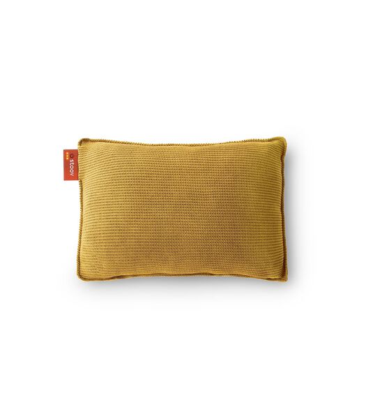 Ploov - Warmtekussen - 45x60 Knitted Ocher Yellow - 2600 mAh