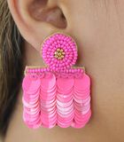 Boucles d'oreilles 'Bolero Pink' image number 1