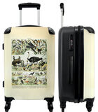 Handbagage Koffer met 4 wielen en TSA slot (Vogels - Dieren - Illustratie - Vintage - Kunst) image number 0