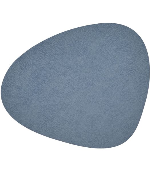Set de table  Hippo - Cuir - Bleu clair - 44 x 37 cm