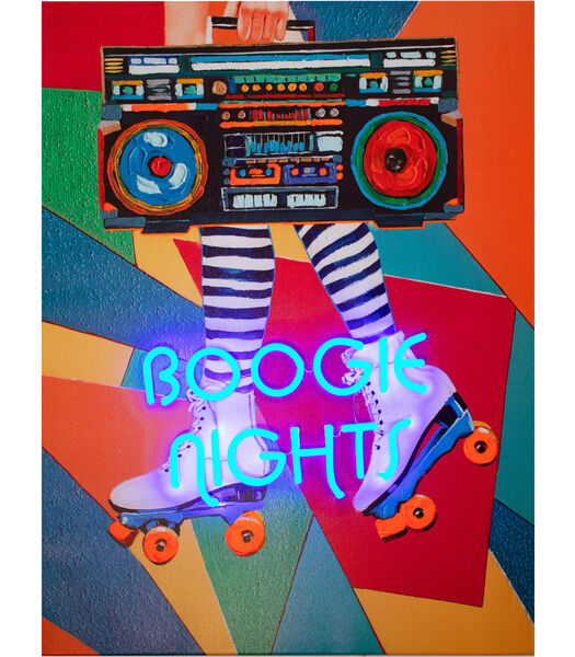 Peinture murale LED néon Boogie Nights