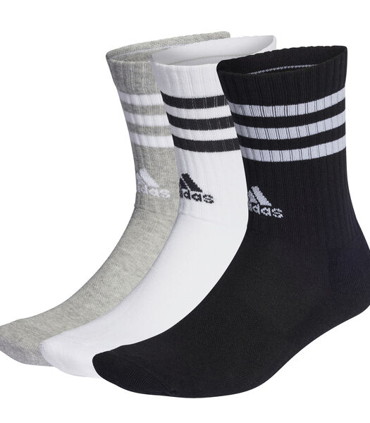 Set van 3 paar lage sokken 3-Stripes