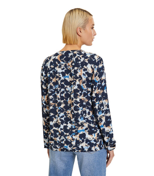 Blouse in shirtstijl met print