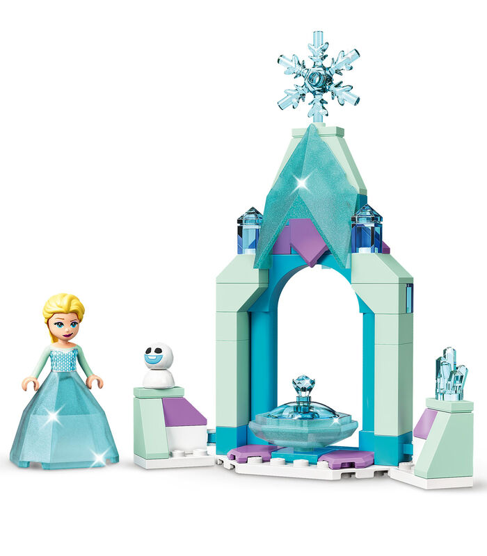 LEGO Disney 43199 La Cour du ChÃ¢teau dâ€™Elsa Set avec Robe Diamant image number 3