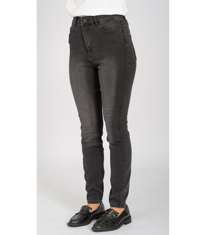 Les jeans skinny de performance originaux - Denim noir délavé. image number 4