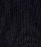 Marineblauwe trui v -neck in Pearl Ribs image number 3