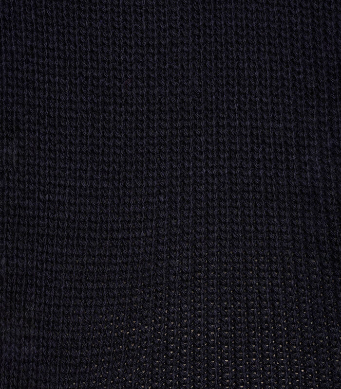 Marineblauwe trui v -neck in Pearl Ribs image number 3