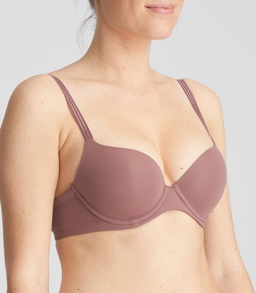 LOUIE Satin Taupe s.-g. push-up