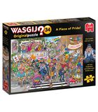 puzzel Wasgij Original 34 INT - Een stukje Pride! - 1000 stukjes image number 2