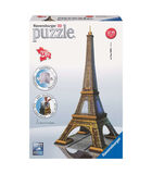 3D puzzel gebouw Eiffeltoren - 216 stukjes image number 2