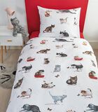 Housse de couette Cute Cats Multi Coton image number 2