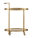 Push Trolley - Metaal -  Antique Brass - 86x67x35 image number 0