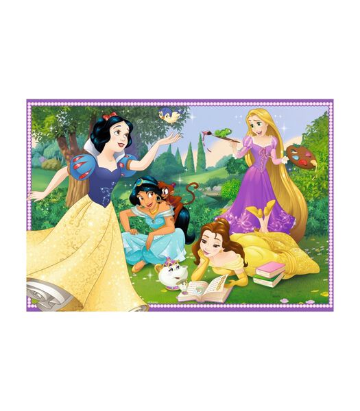 puzzel In de wereld van de Disney prinsessen - 2x 12 stukjes