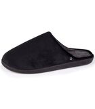 Chaussons Mules Homme Velours Noir image number 0