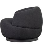 Woolly Draaifauteuil - Boucle - Antraciet - 71x84x88 image number 3