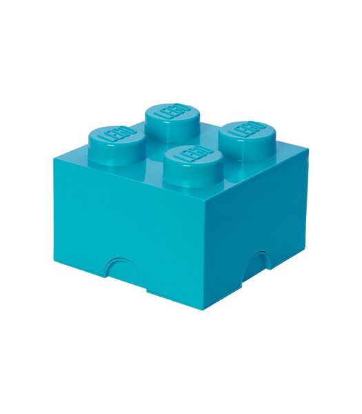 Opbergbox - Turquoise - 25 x 25 x 18 cm
