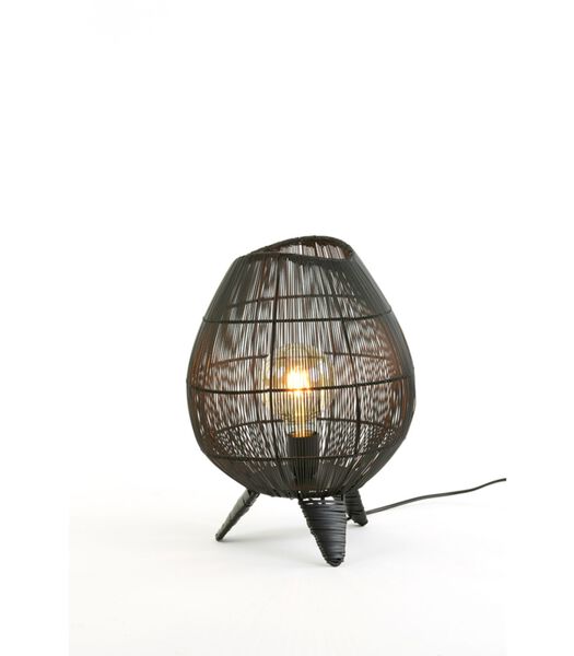 Lampe de table Yumi - Noir - 33x30x76,5cm