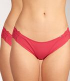 Slip 2 pack Every Day In Cottonlace Bikini Briefs image number 0