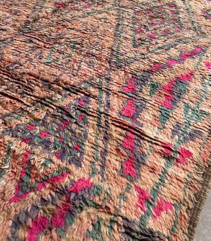 Marokkaans berber tapijt pure wol 363 x 194 cm image number 2