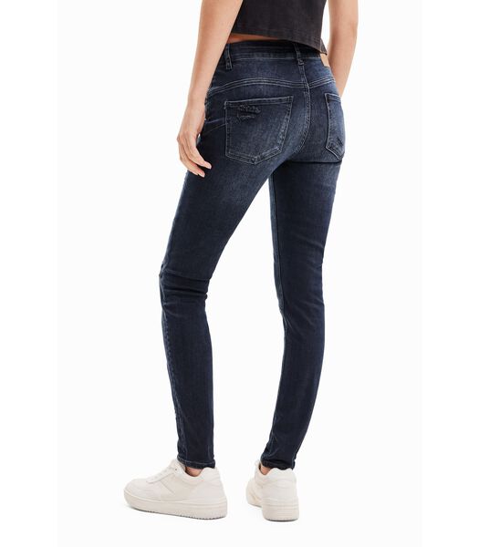 Geborduurde skinny jeans voor dames Push-up