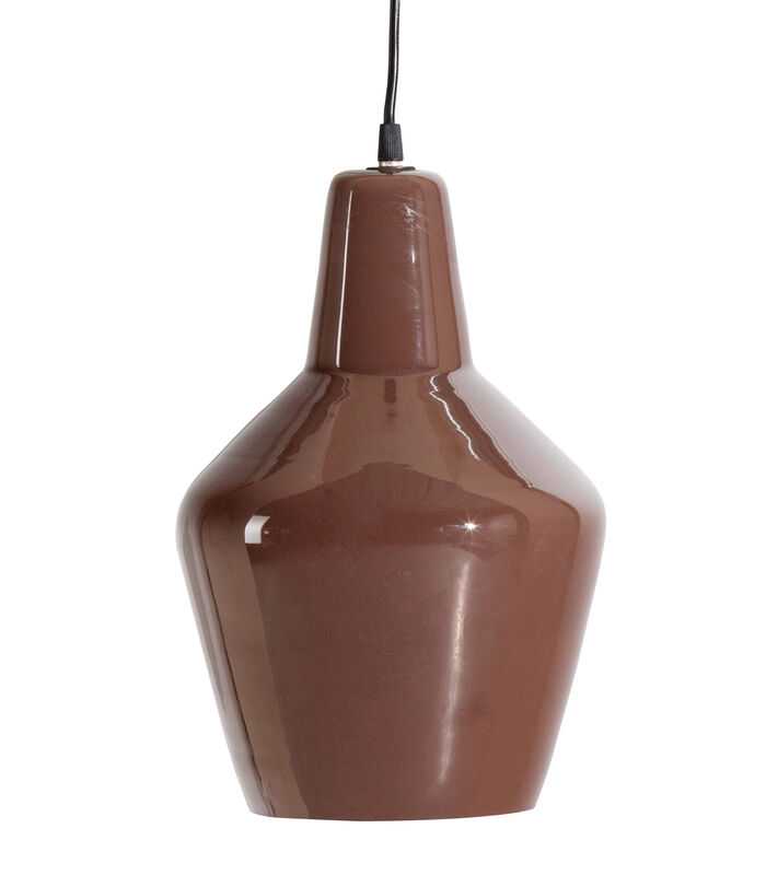 Lampe à suspension - Verre - Coffee - 33x22x22 cm - Pottery image number 0
