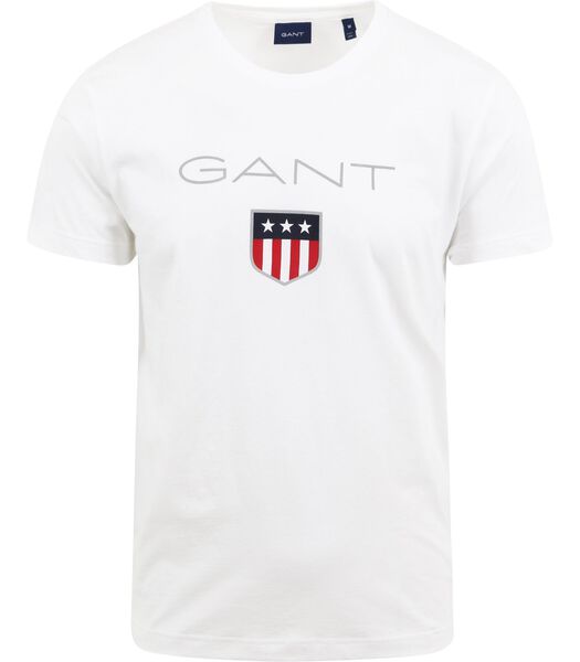 Gant T-shirt Shield Logo Wit