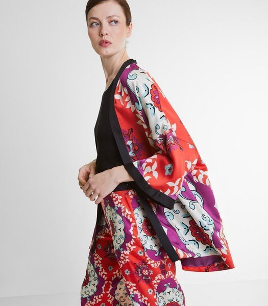 Bedrukte Kimono Veelkleurig