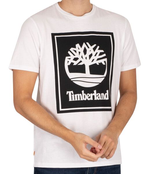 T-shirt met Stack-logo