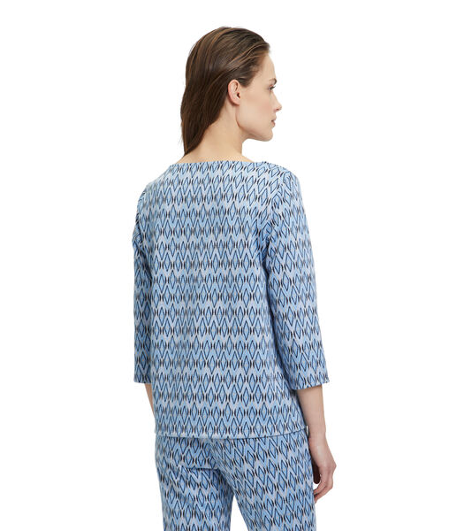 Sweatshirt met jacquard