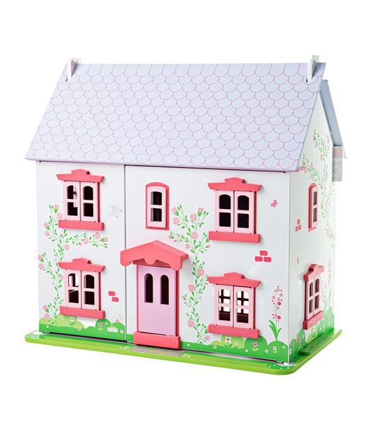 Maison de poupée en bois Rose Cottage